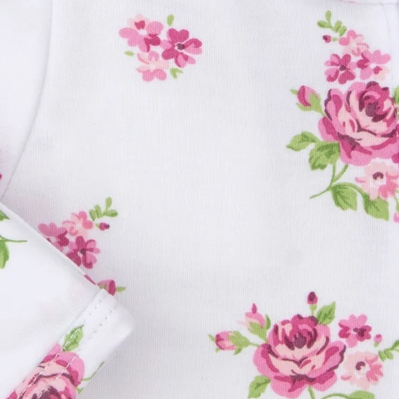 Kissy Kissy White and Pink Floral Kids Matching Set - Picture 9 of 9